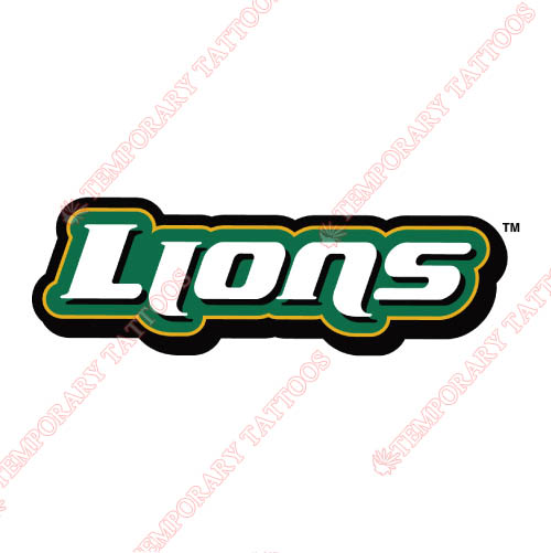 Southeastern Louisiana Lions Customize Temporary Tattoos Stickers NO.6252